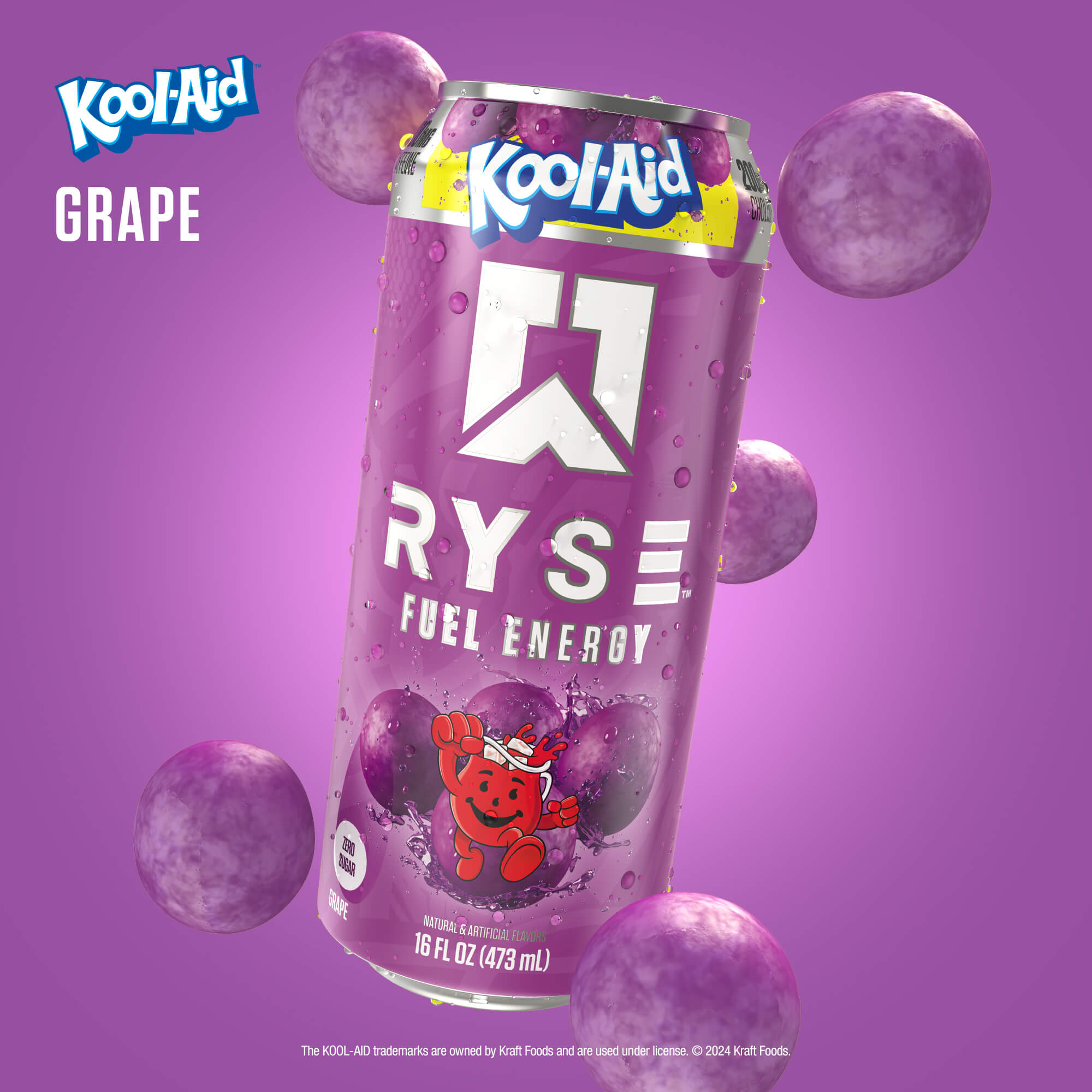 RYSE Fuel Energy Drink - Kool-Aid™ Grape