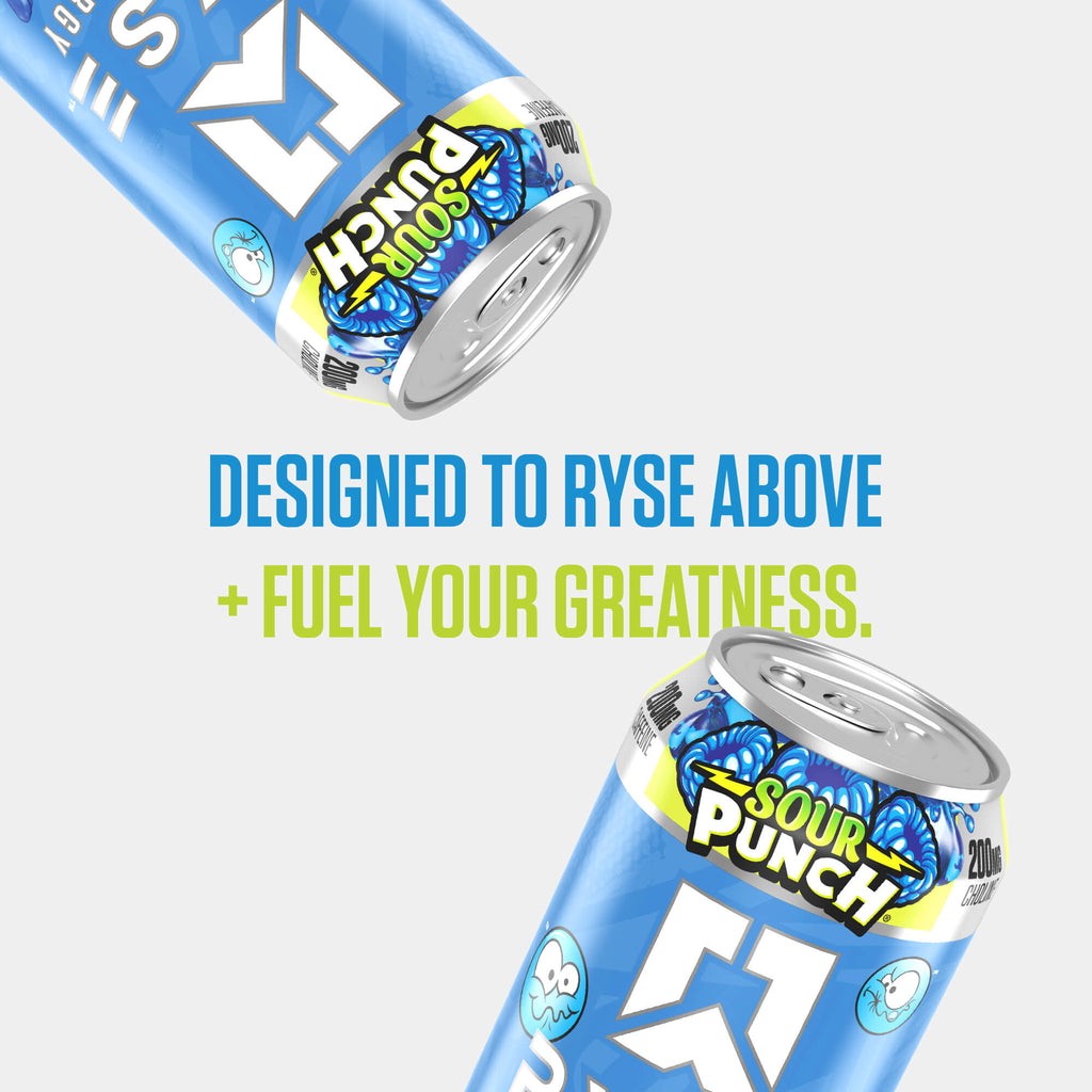 RYSE Fuel Energy Drink - Sour Punch® Sour Blue Raspberry