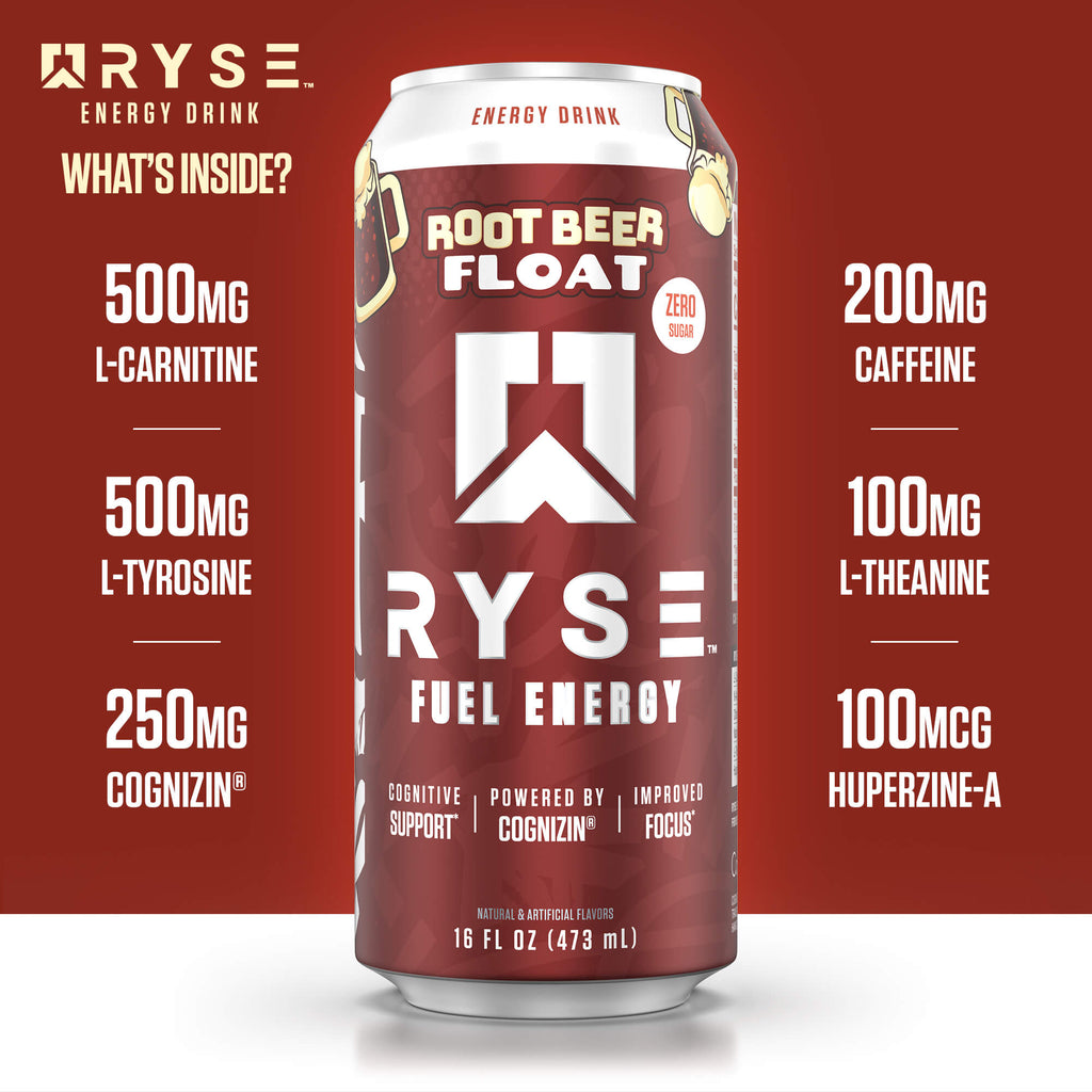 RYSE Fuel Energy Drink - Root Beer Float