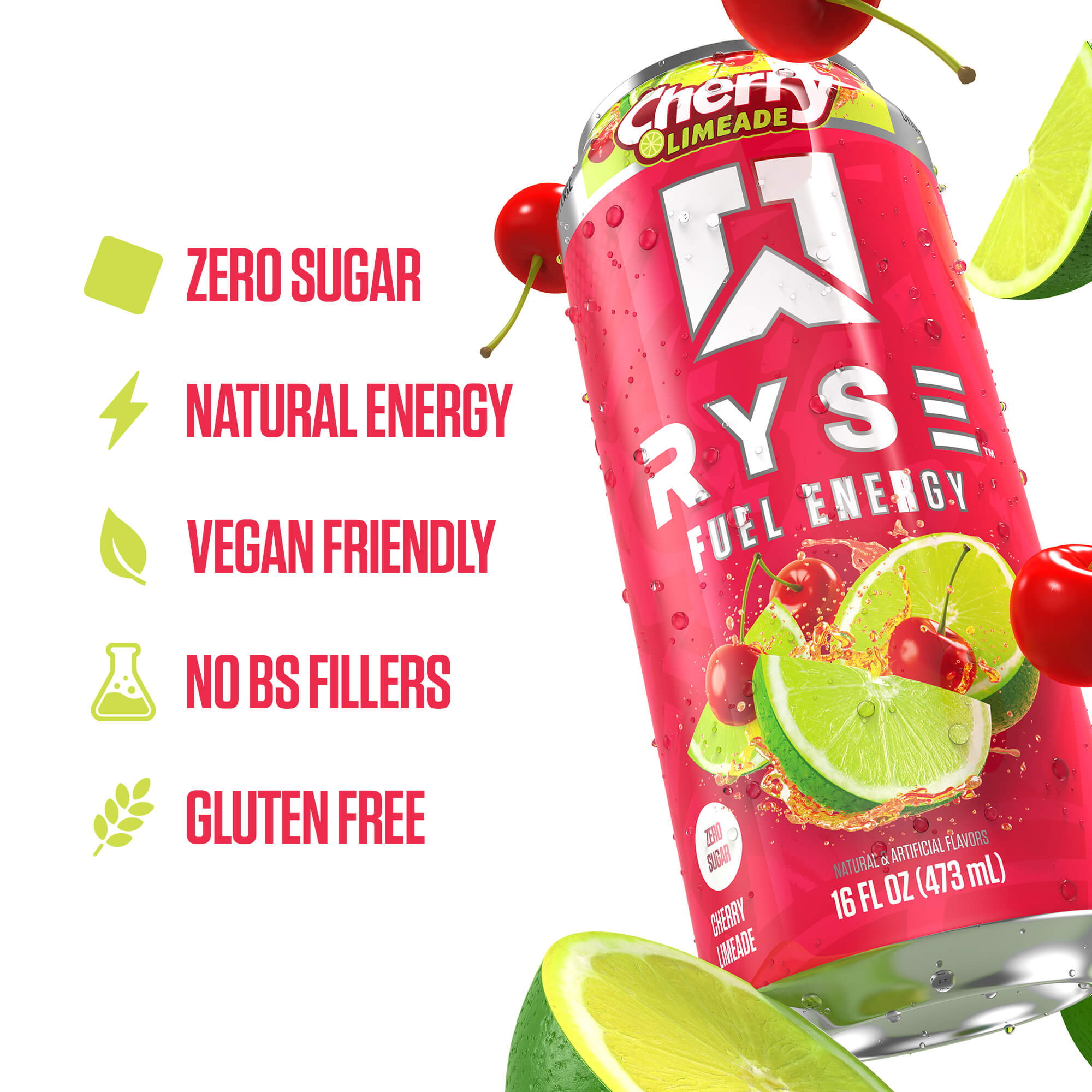 RYSE Fuel Energy Drink - Cherry Limeade