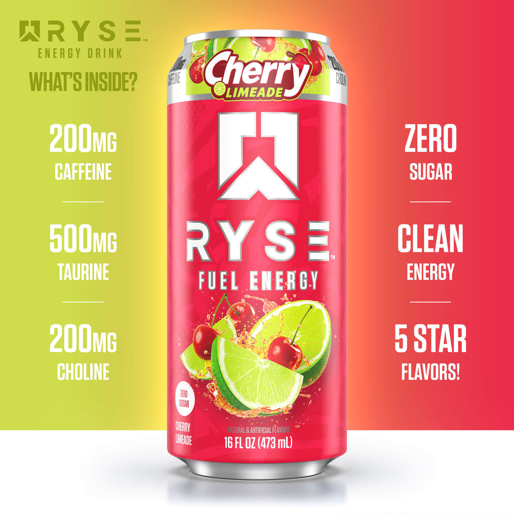 RYSE Fuel Energy Drink - Cherry Limeade