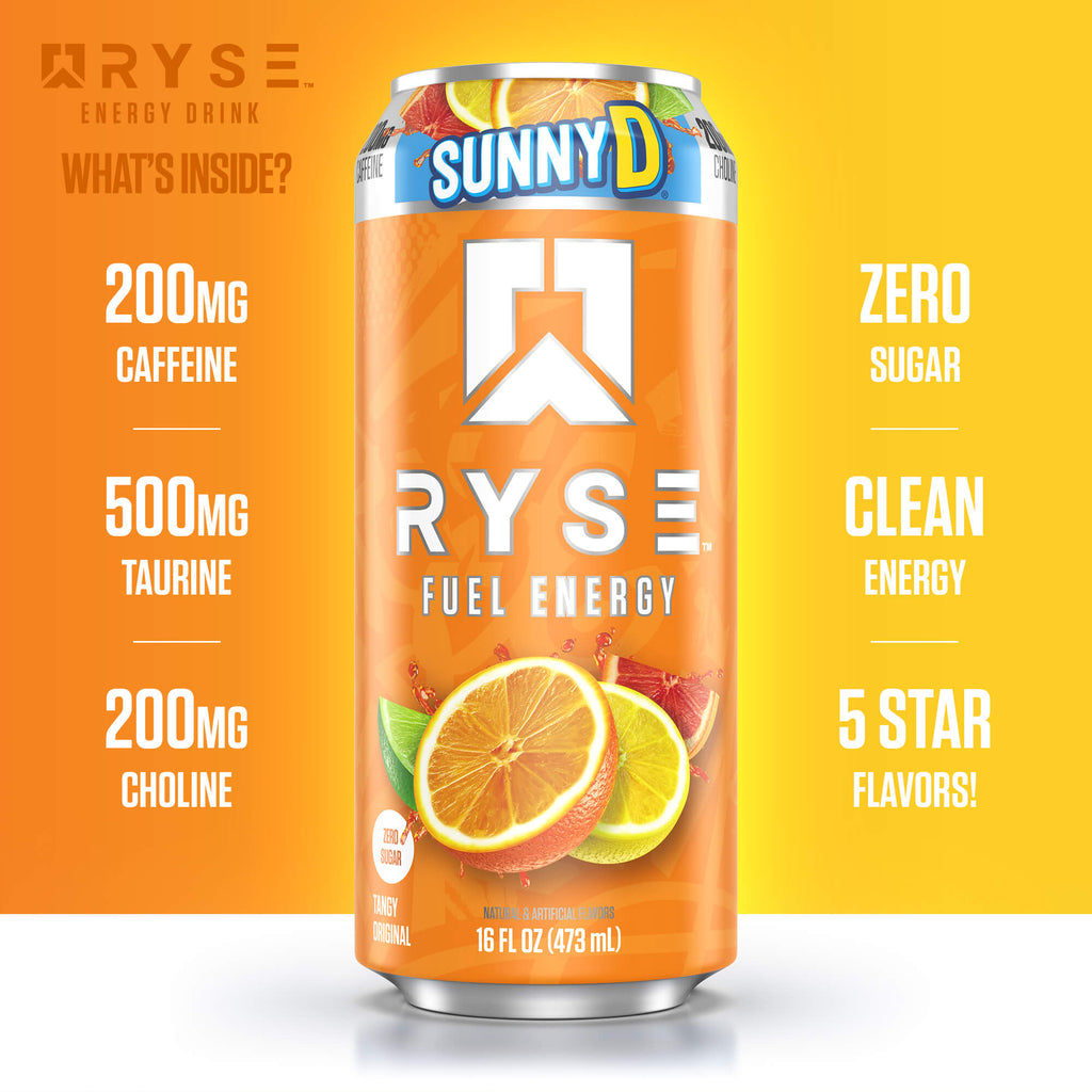 RYSE Fuel Energy Drink - SunnyD™ Tangy Original