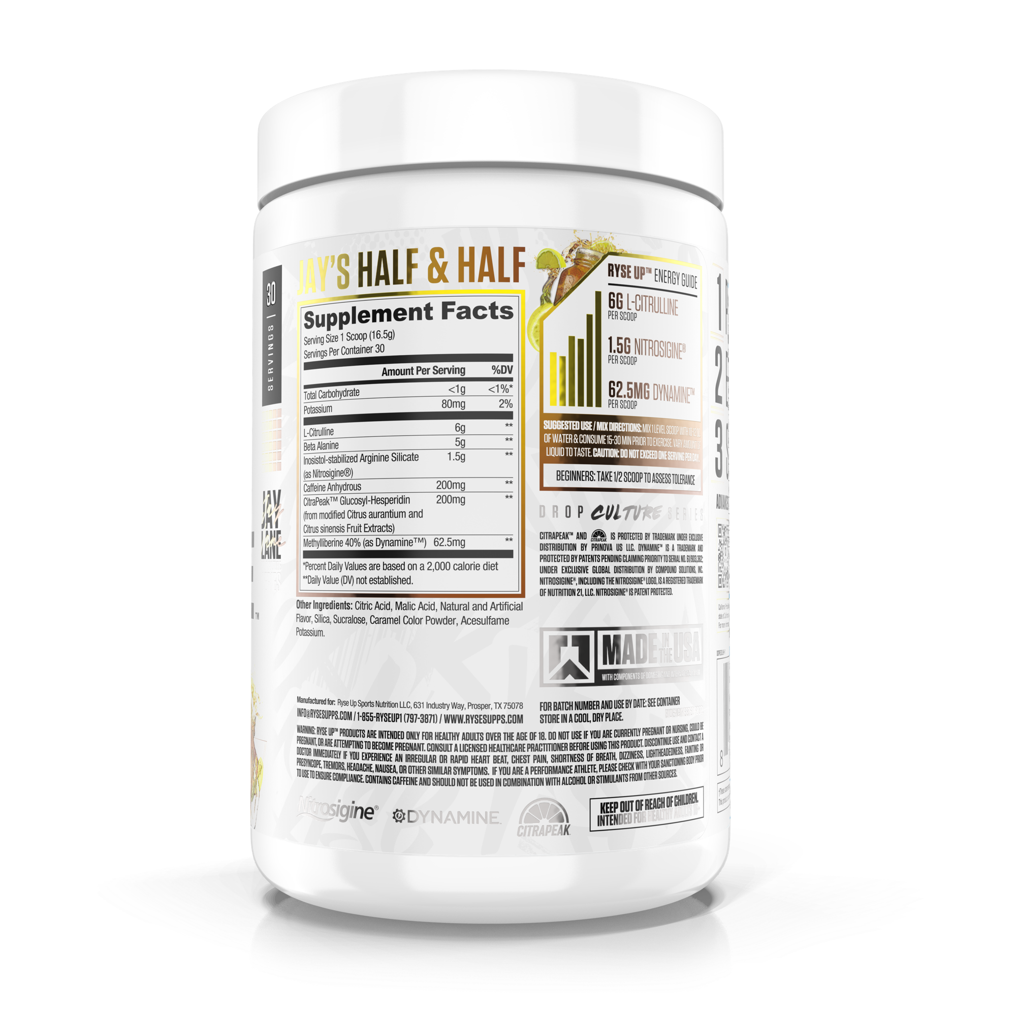 Jay's Half & Half Pre