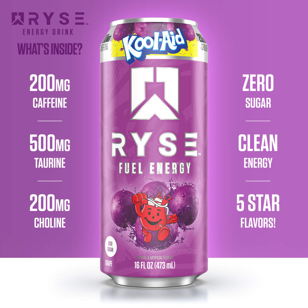 RYSE Fuel Energy Drink - Kool-Aid™ Grape