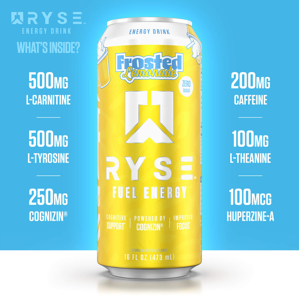 RYSE Fuel Energy Drink - Frosted Lemonade