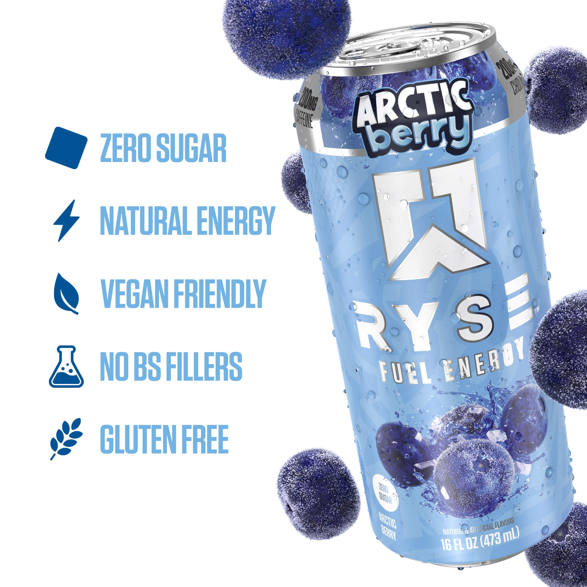 RYSE Fuel Energy Drink - Arctic Berry
