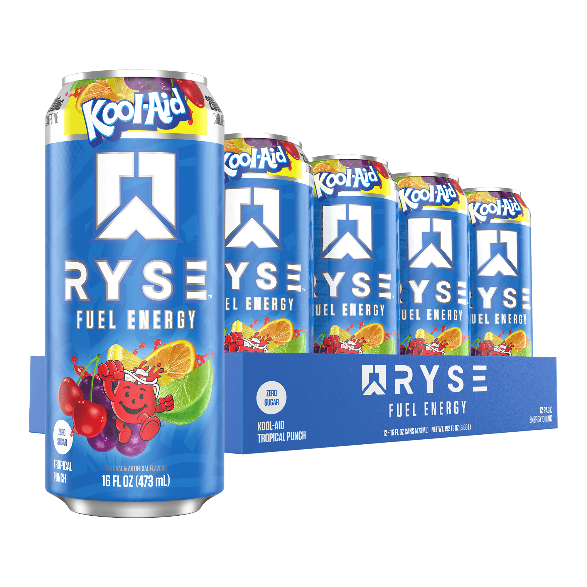 RYSE Fuel Energy Drink - Kool-Aid™ Tropical Punch