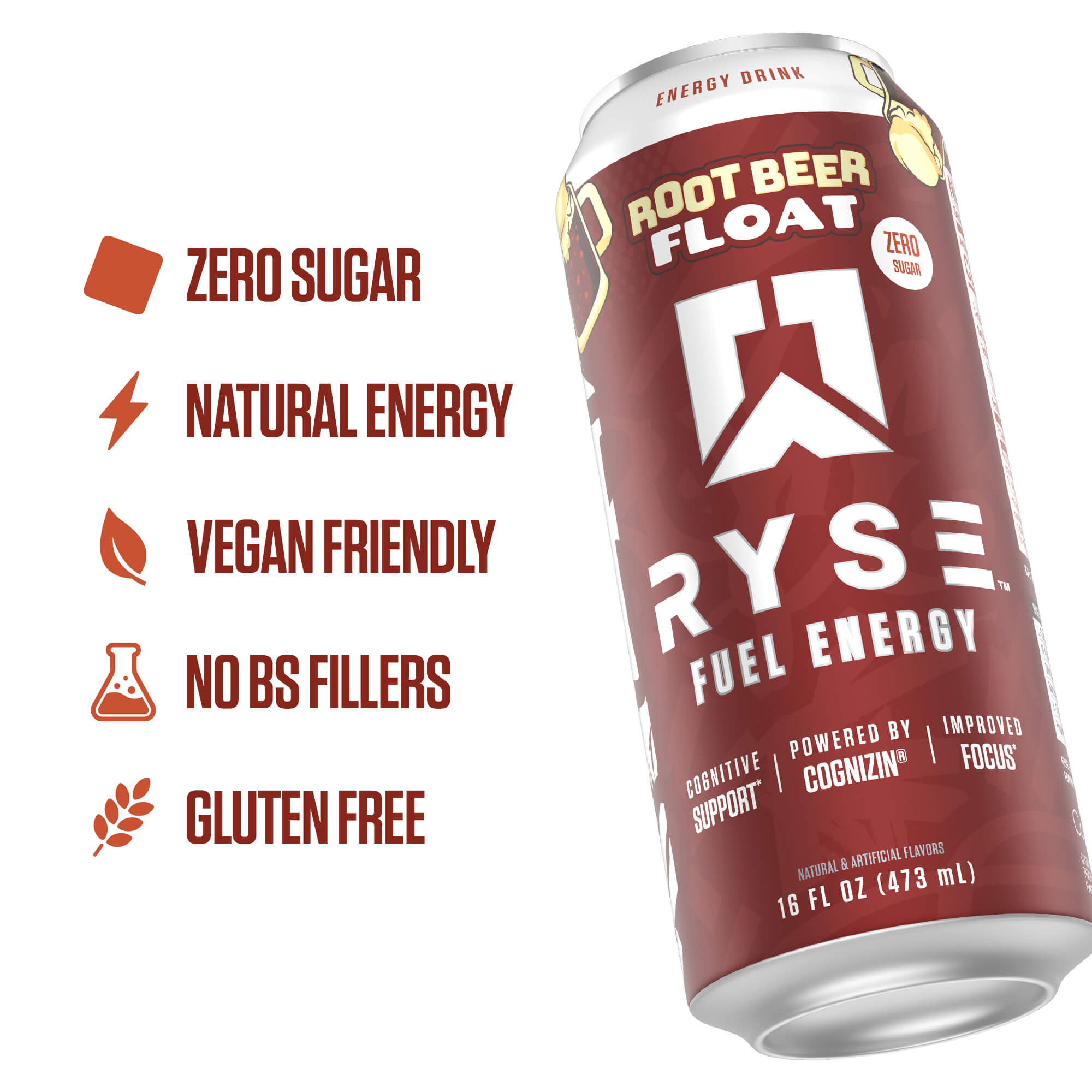 RYSE Fuel Energy Drink - Root Beer Float