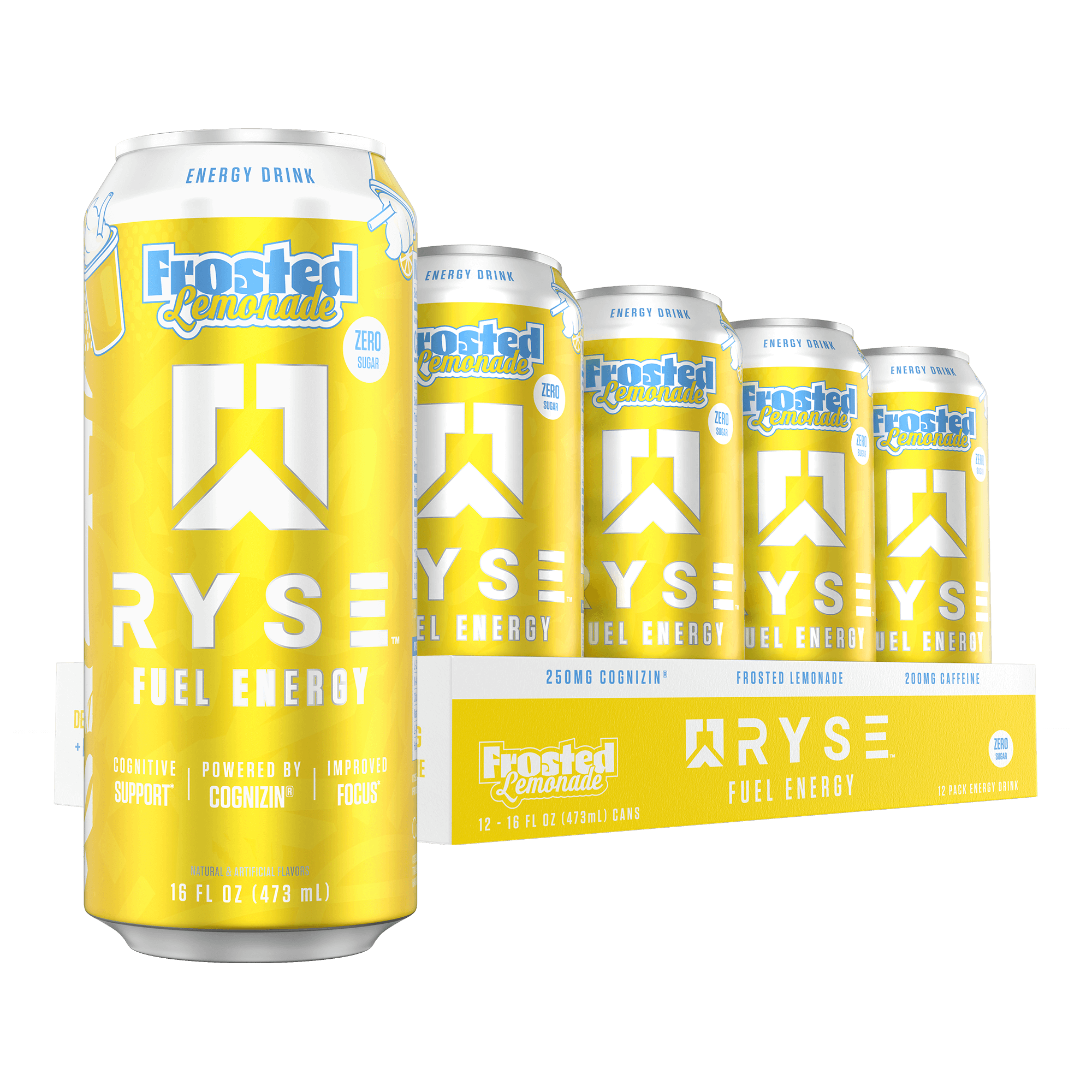 RYSE Fuel Energy Drink - Frosted Lemonade