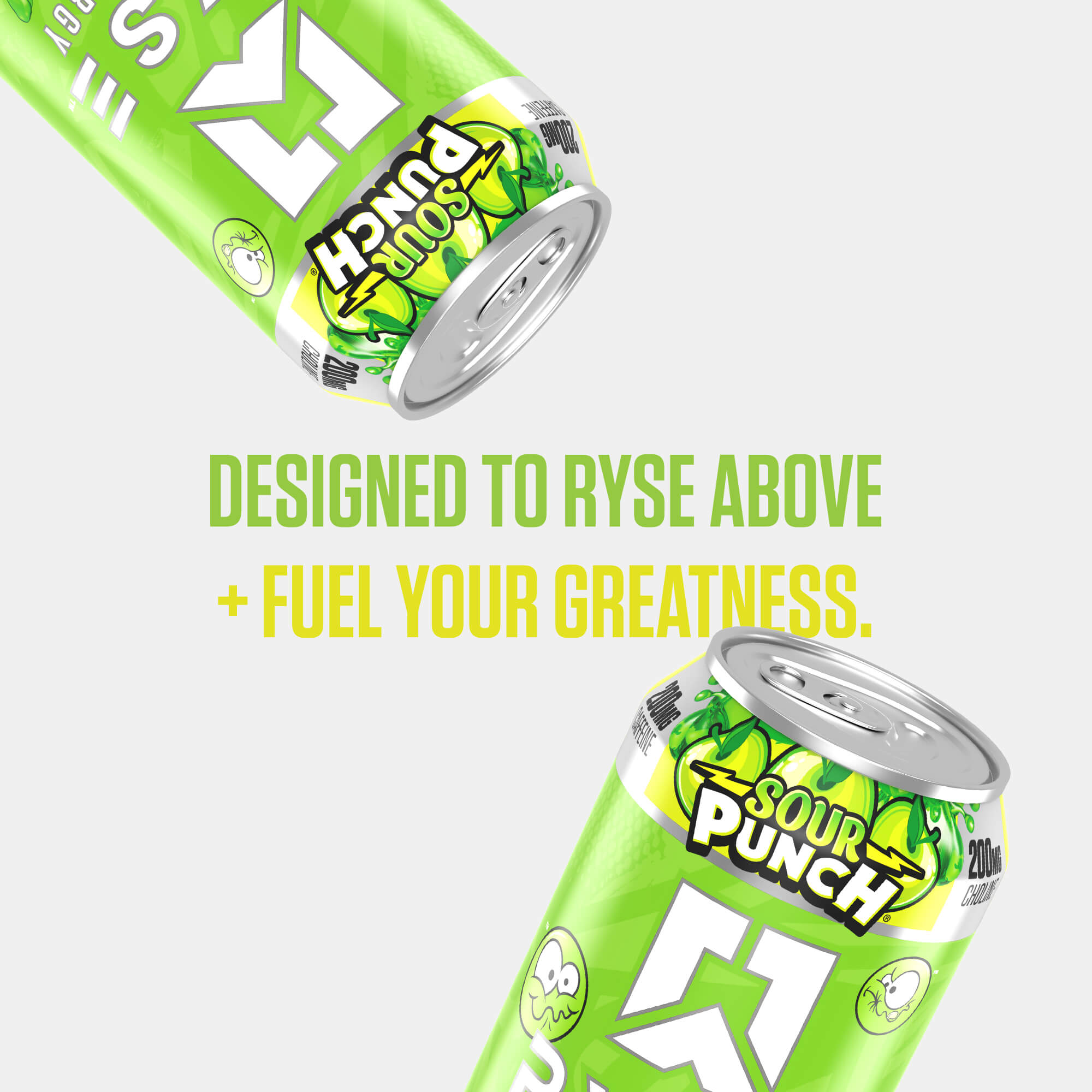RYSE Fuel Energy Drink - Sour Punch® Sour Green Apple
